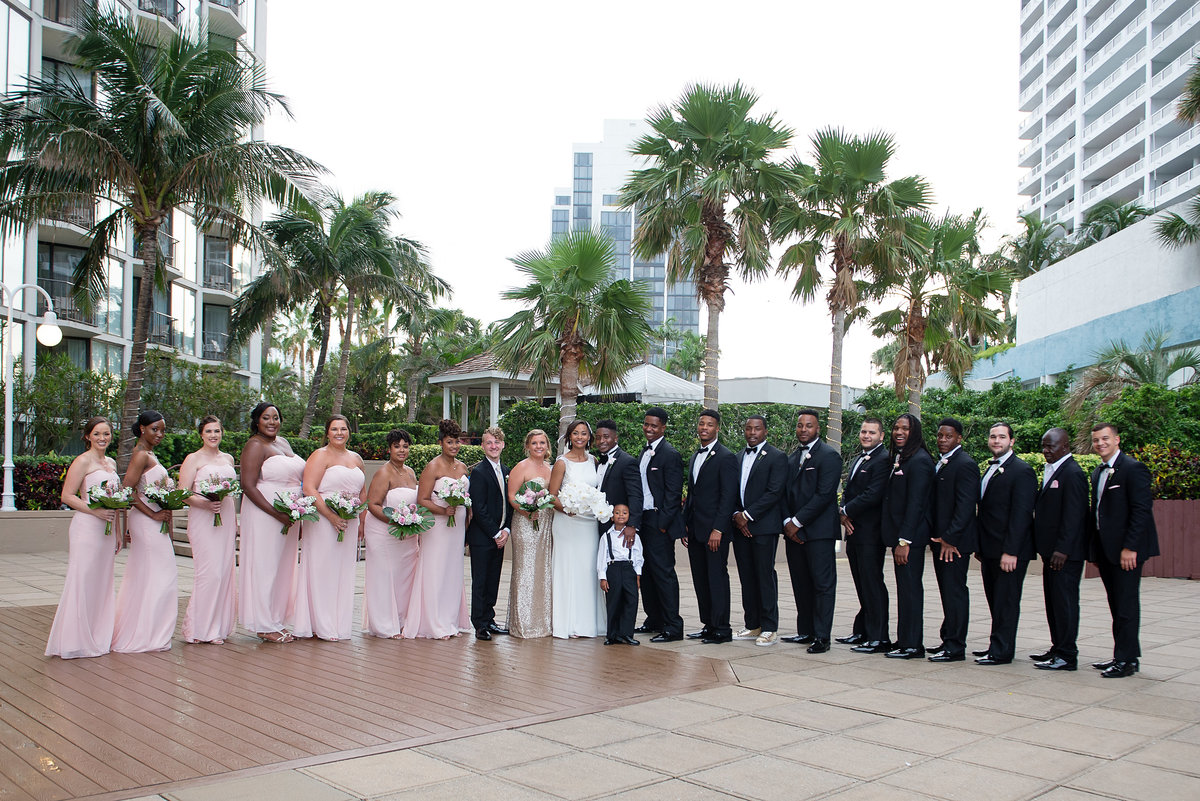 NFL Miami Dolphins Brandon Radcliff ShaKyra Radcliff Briza on the Bay Wedding Andrea Arostegui Photography-204