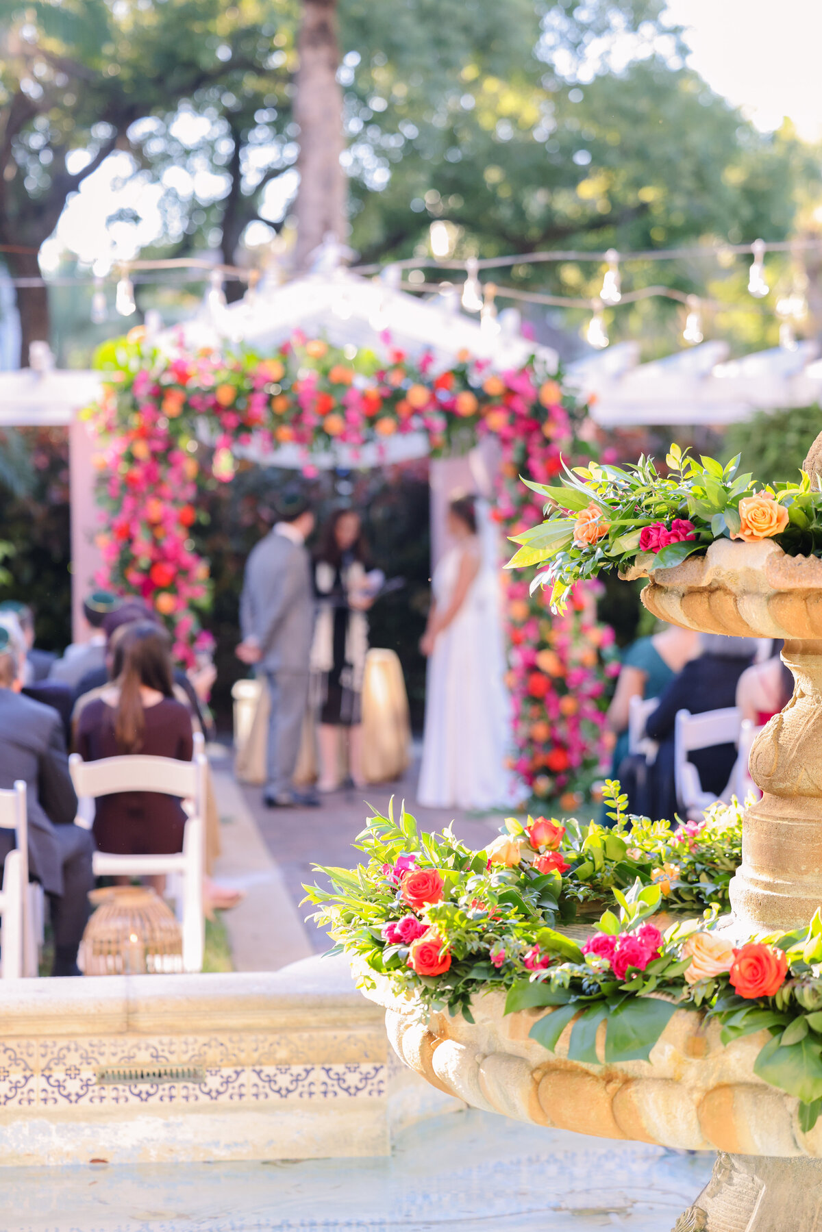 15 - Vinoy Hotel Wedding Tea Garden Jewish Ceremony - Tampa Bay Wedding Planner