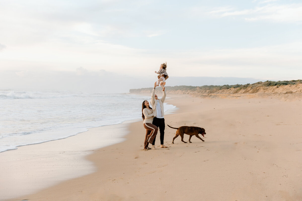 family photography mandurah beach