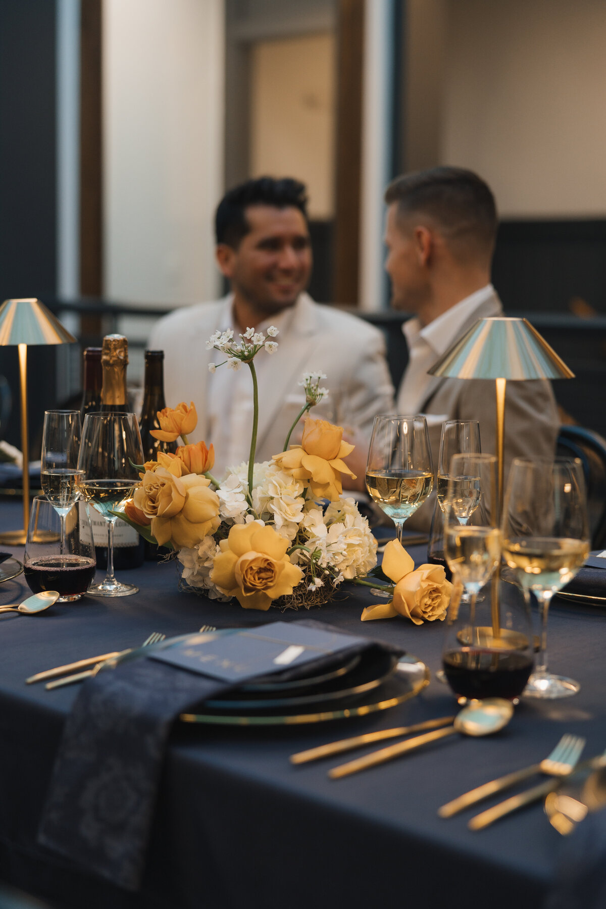 Elevated tablescape designed by Q Jancola and captured by Valerie Halling Photography