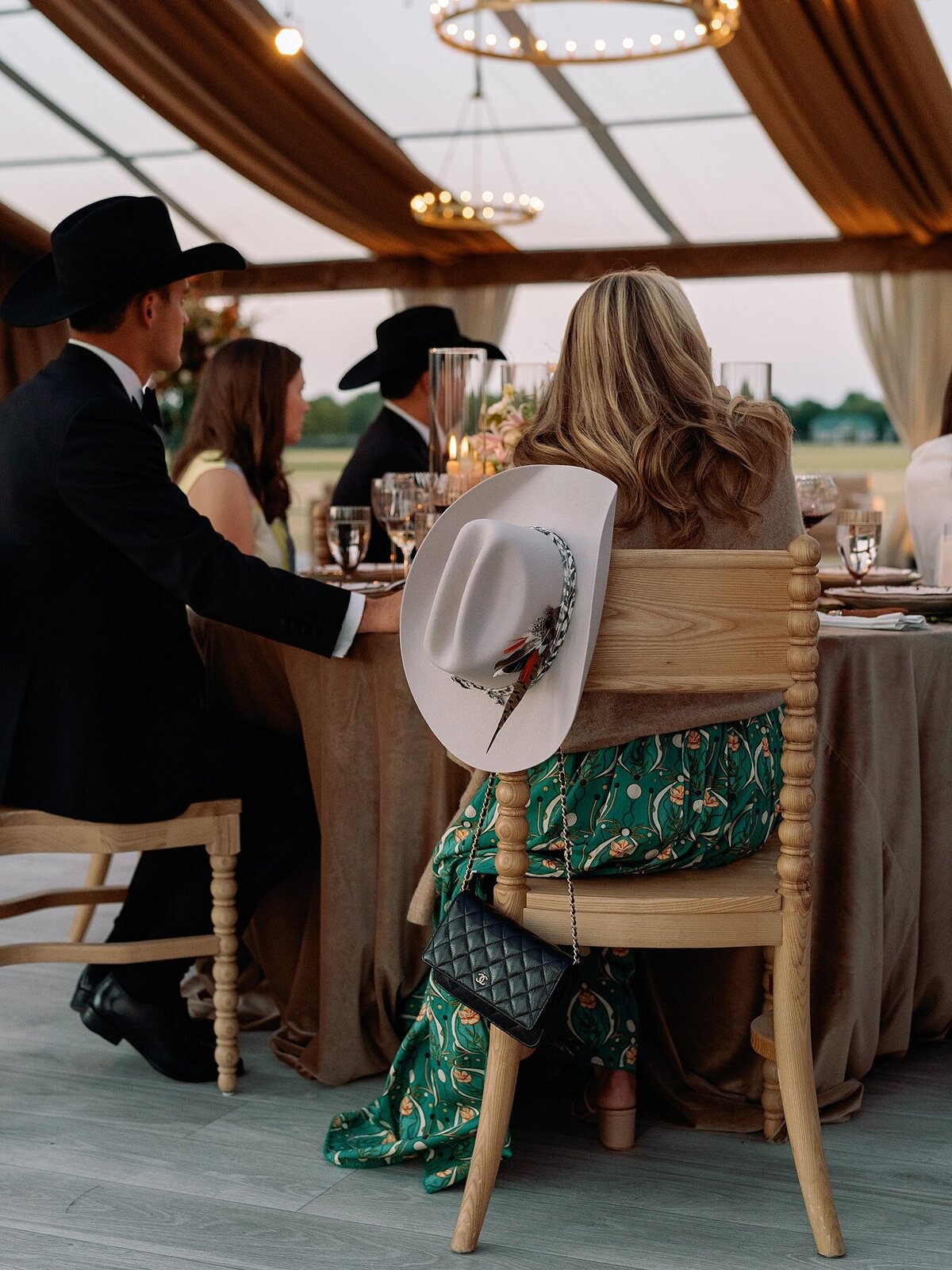 Custom tented wedding celebration with fall Ralph Lauren vibes at private polo farm in Aiken, South Carolina by Sarah Bradshaw_0235