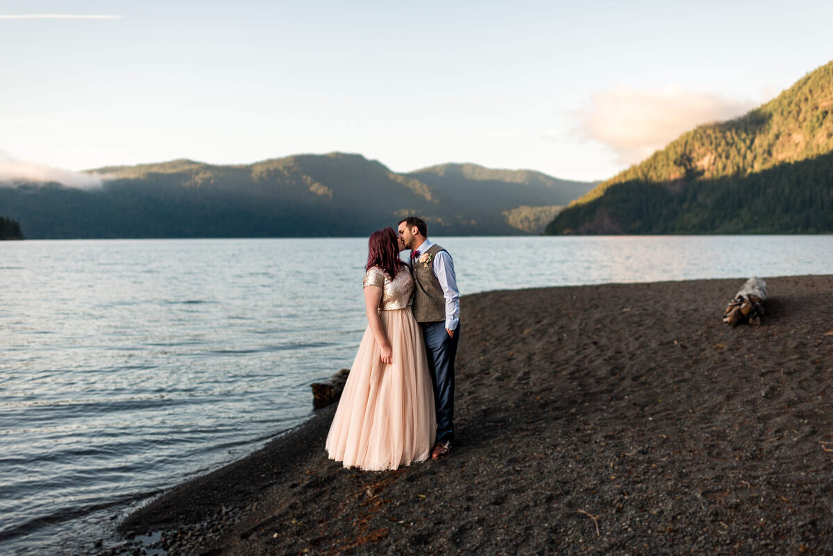 Bride & Groom at Nature Bridge Wedding