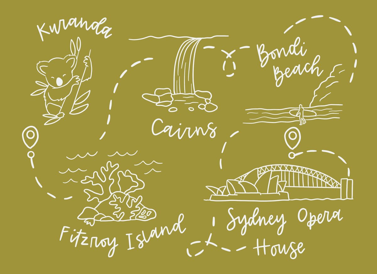 Map of Lisbon Portugal designed by Kacy Beck