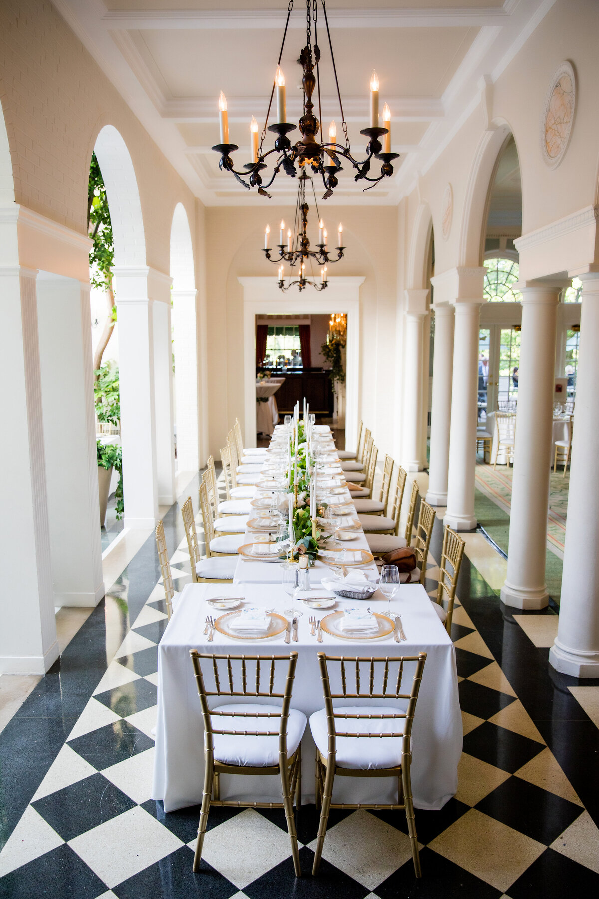 columns at fox chapel golf club dining room