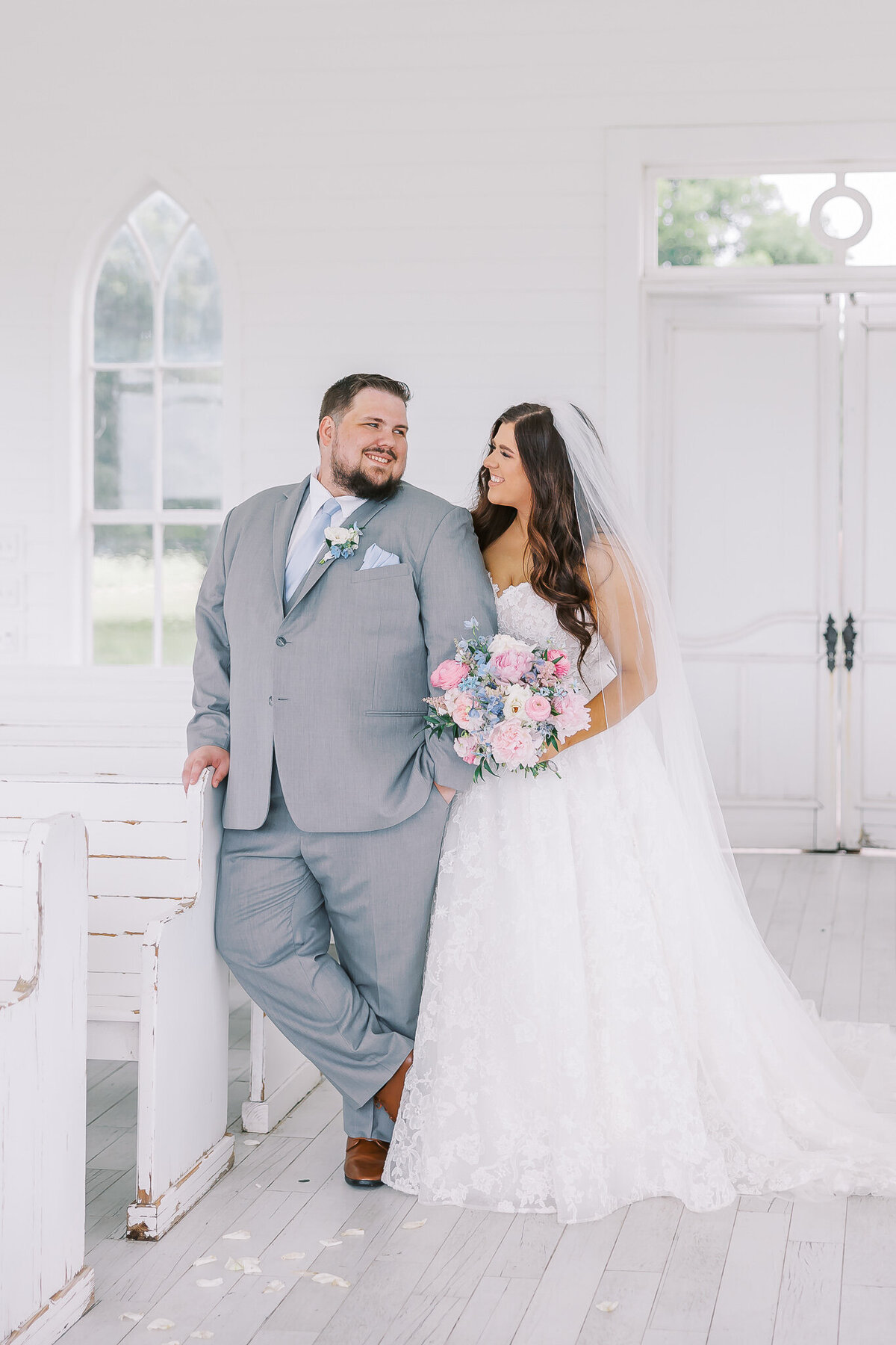 Foxbelle Weddings Couple at Chandelier Farms | Dallas Wedding Photographer
