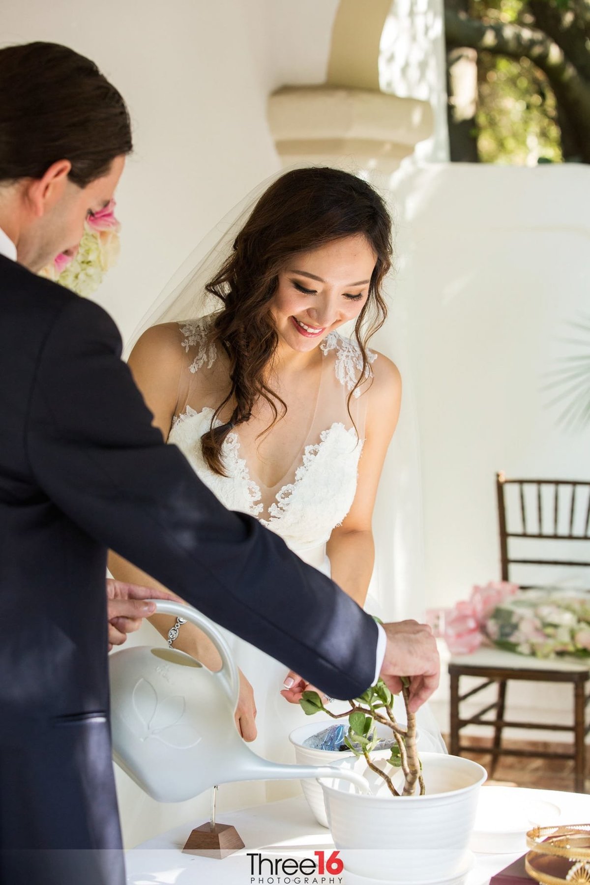 Pouring of the Tea at a wedding ceremony