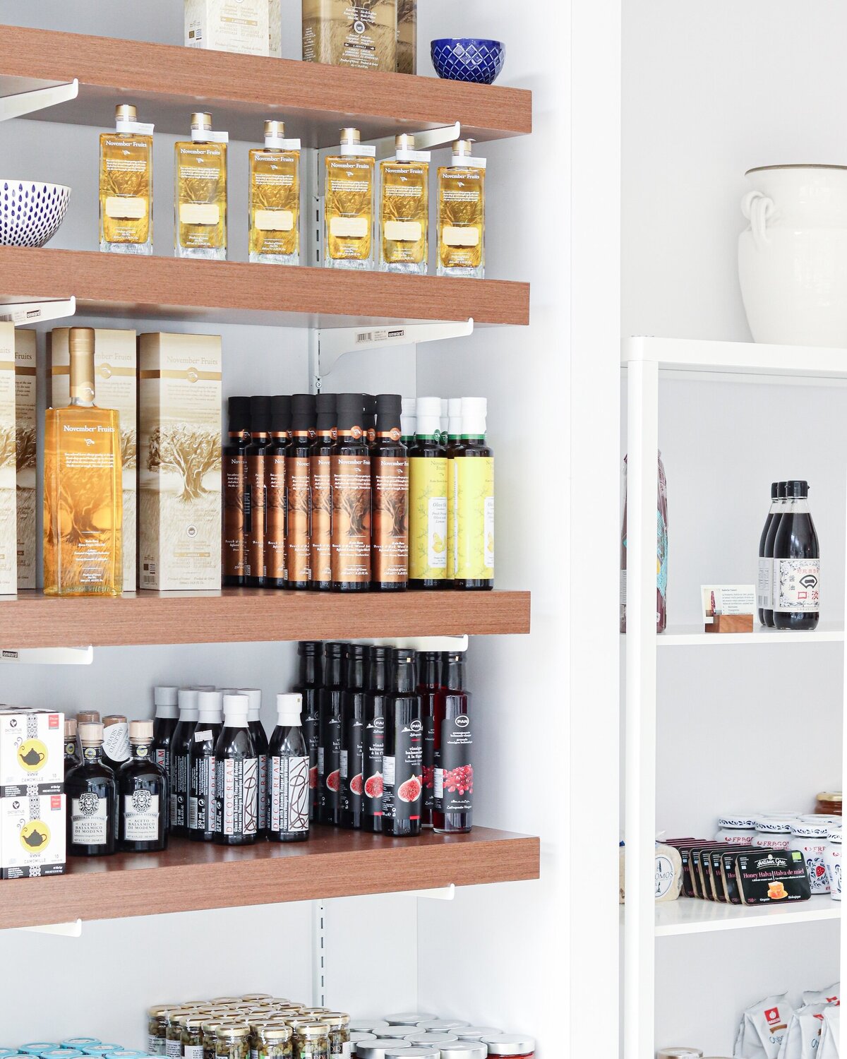 products on shelves