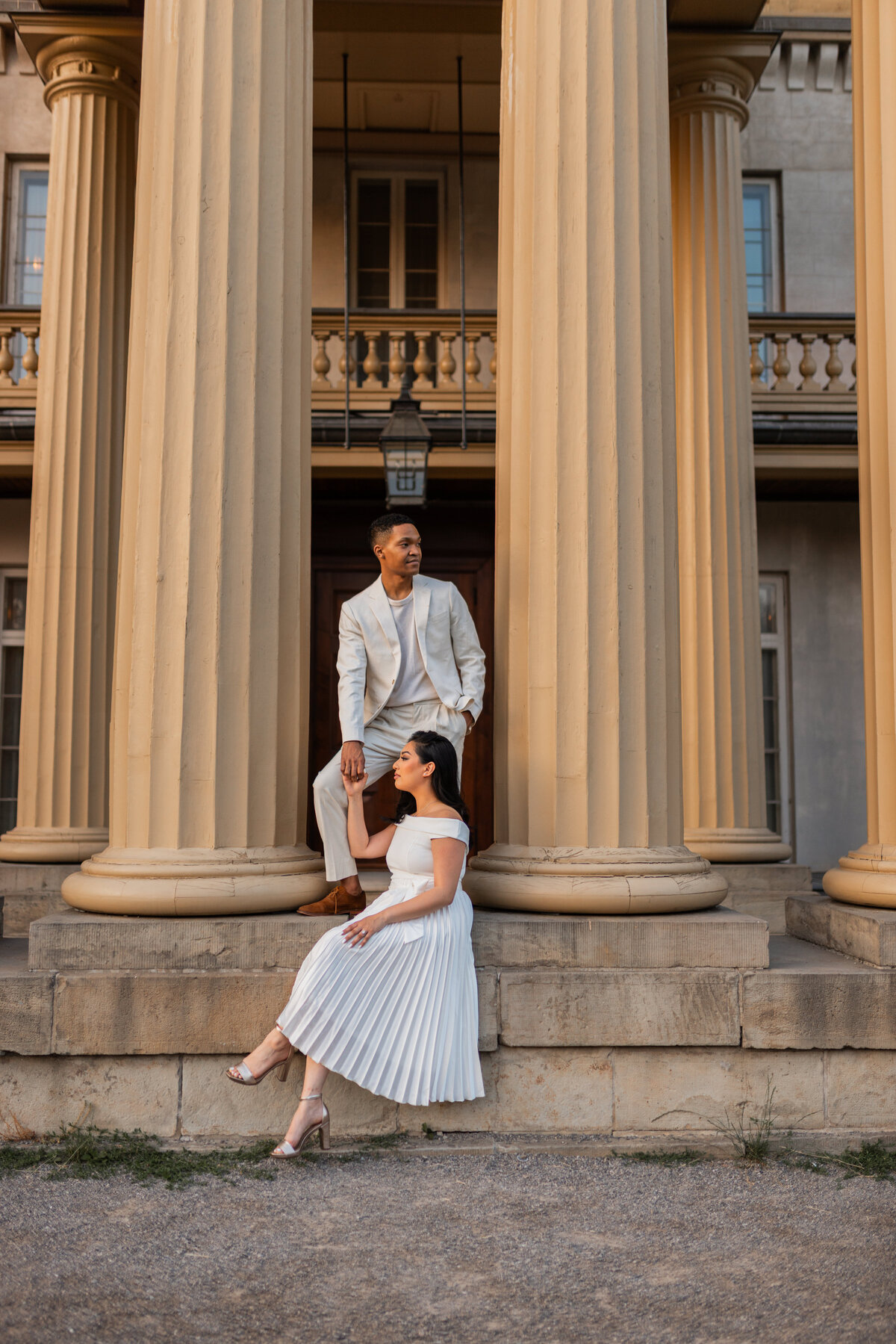 Dundurn Castle hamilton engagement shoot Cam Pris 24