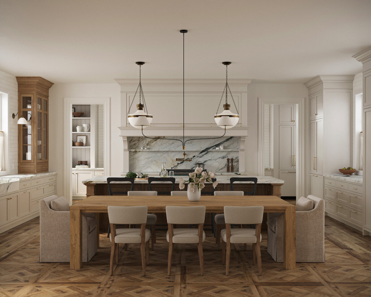 farmhouse kitchen rendering