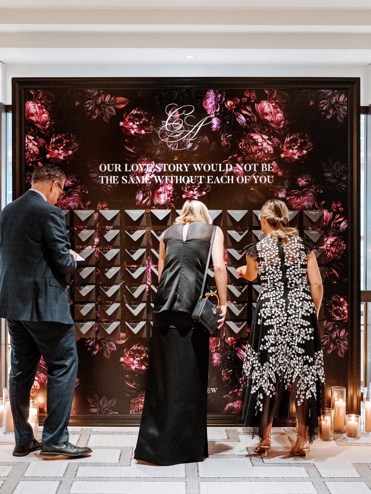 Langham Wedding with Moody Tones and Printed Floral Dance Floor_20