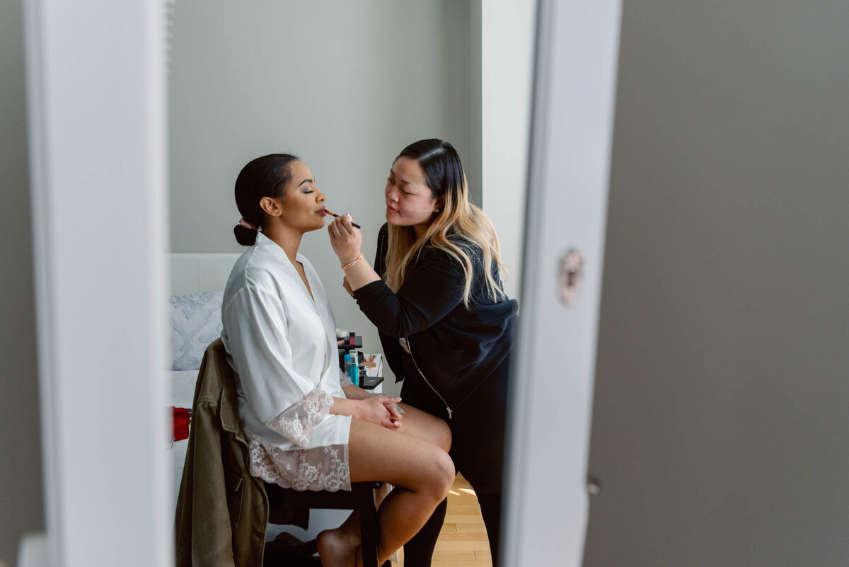 Elopement Getting Ready mirror
