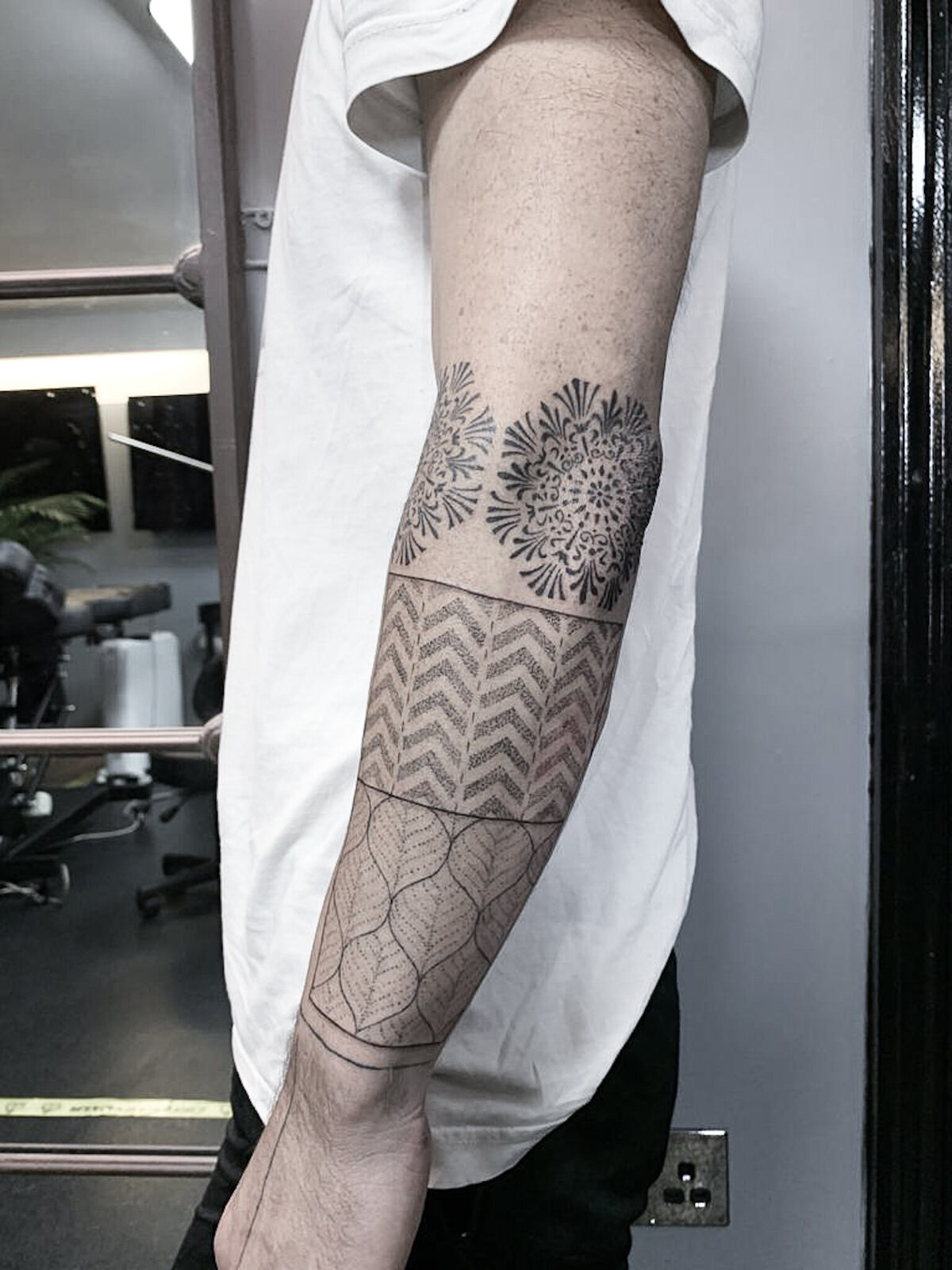 pattern tattoo, cross tattoo, mandala tattoo, pattern tattoo