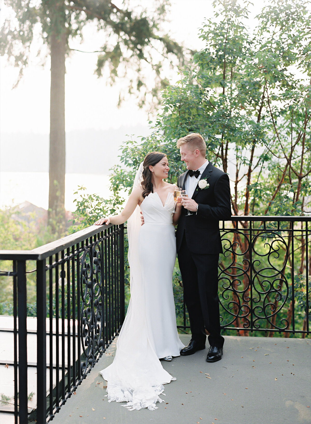 The Manor House at Pleasant Beach Wedding on Film - Fine art - Seattle Wedding Phtoographer - Light and airy - 49