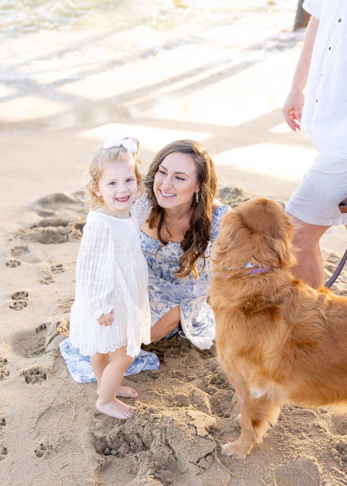 candid detail family photo