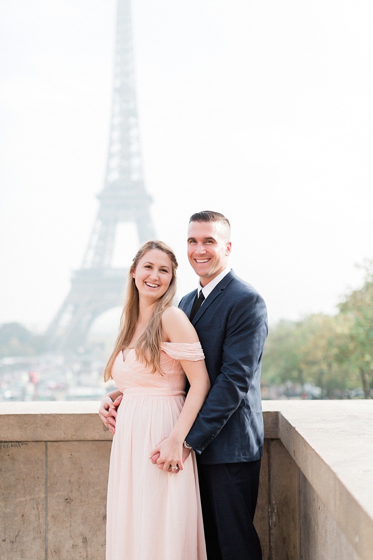 Paris, France anniversary session photographed at the Eiffel Tower by France Destination Wedding Photographer, Alicia Yarrish Photography