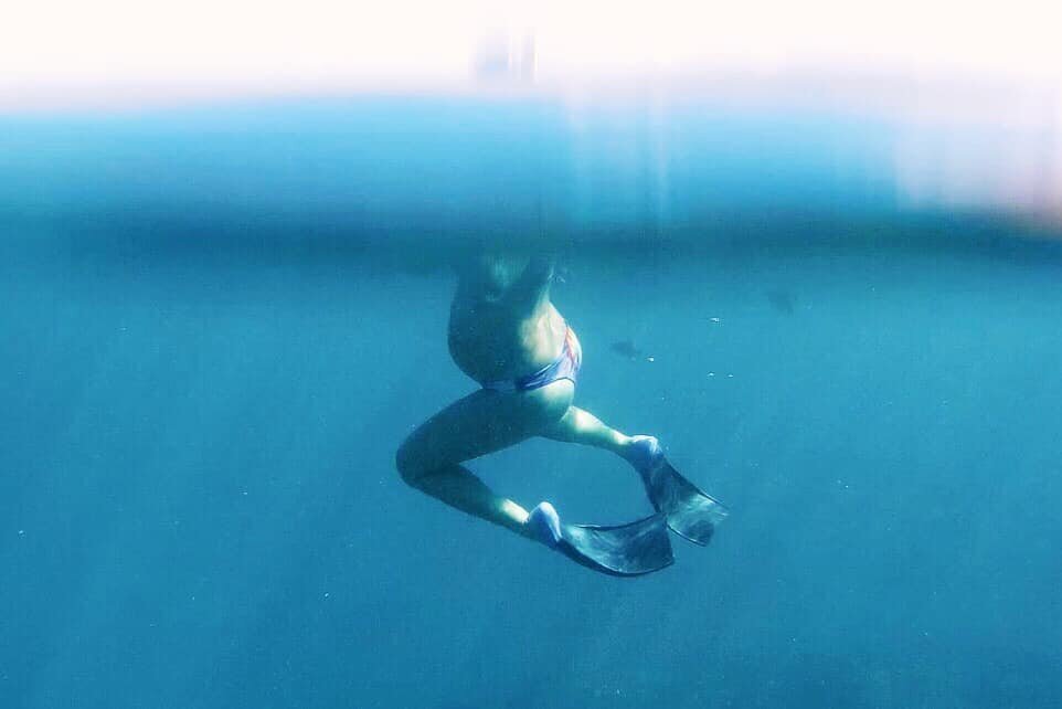 Kauai Underwater Family Baby Moon Photography
