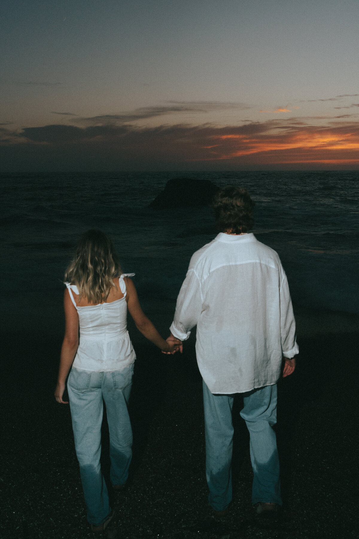 Whimsical Engagement Couples Photoshoot - Sonoma Coast, California