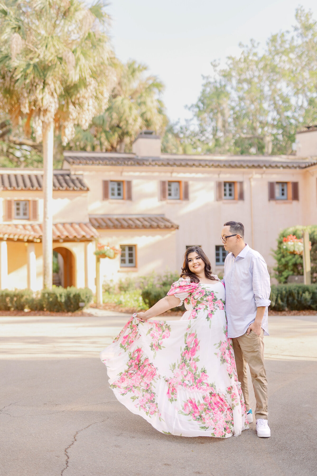 James & Gaby - Engagement Portraits - Bok Tower Gardens - Orlando Wedding Photographer-70
