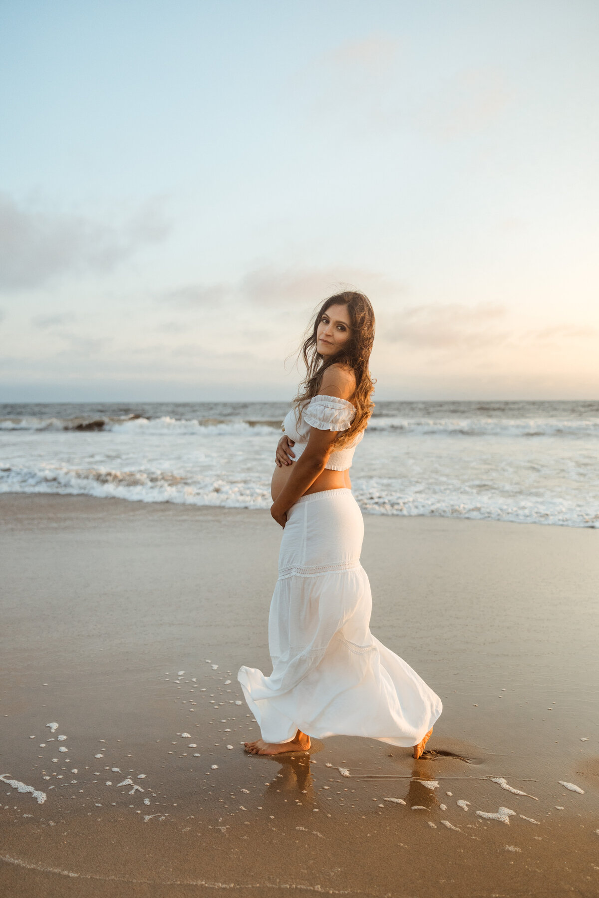 Santa Monica Beach Maternity Photography 69