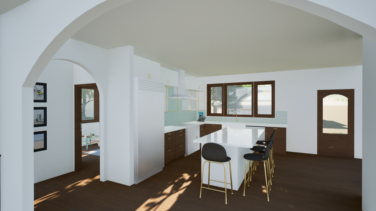 Kitchen + Bedroom