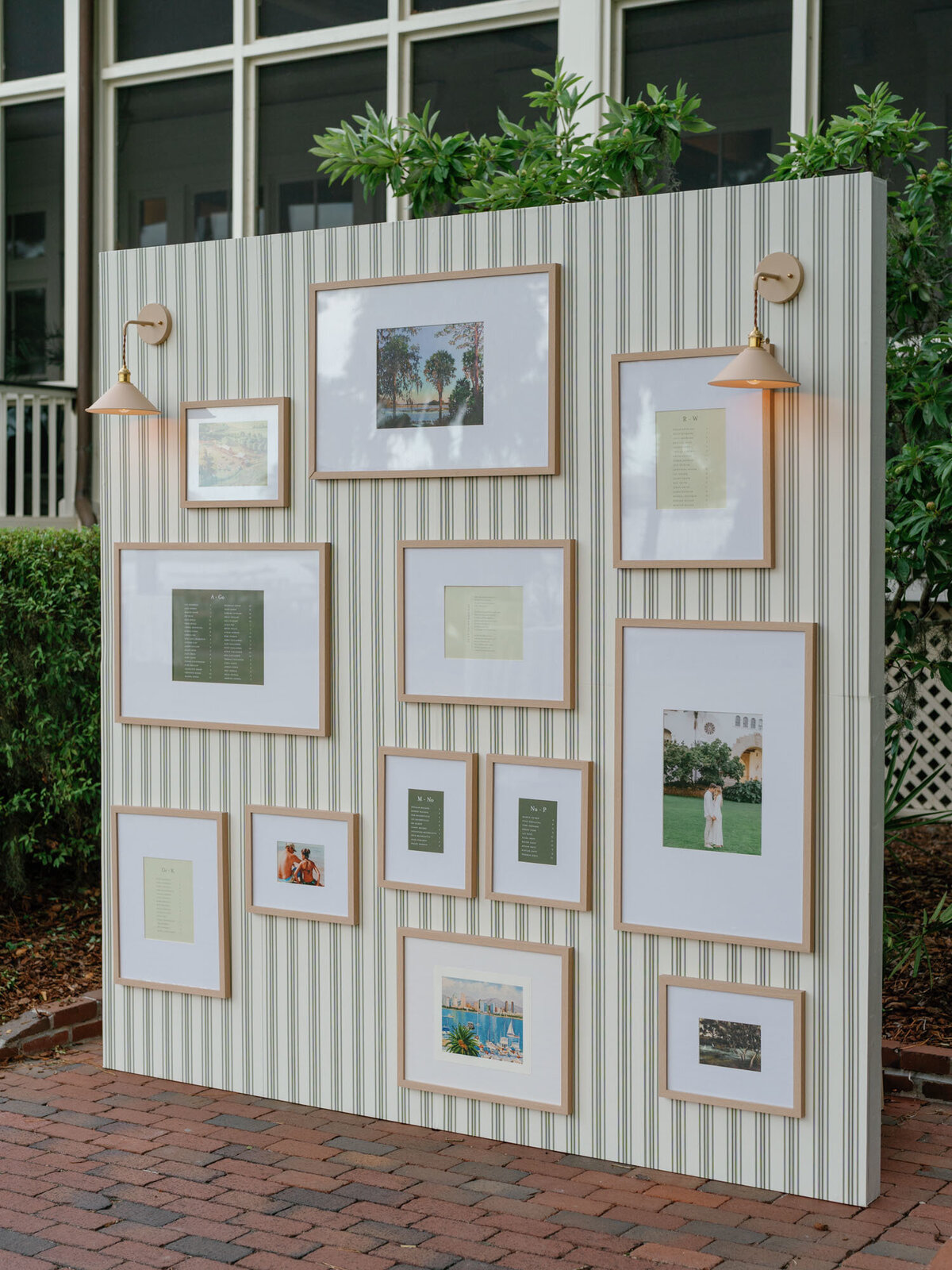 Wedding Escort Wall Rentals | Palmetto Bluff Wedding | Hilton Head Island, South Carolina |  Wedding Decor Rentals  | Event Decor Rental | Trish Beck Events | Coastal Floral & Events