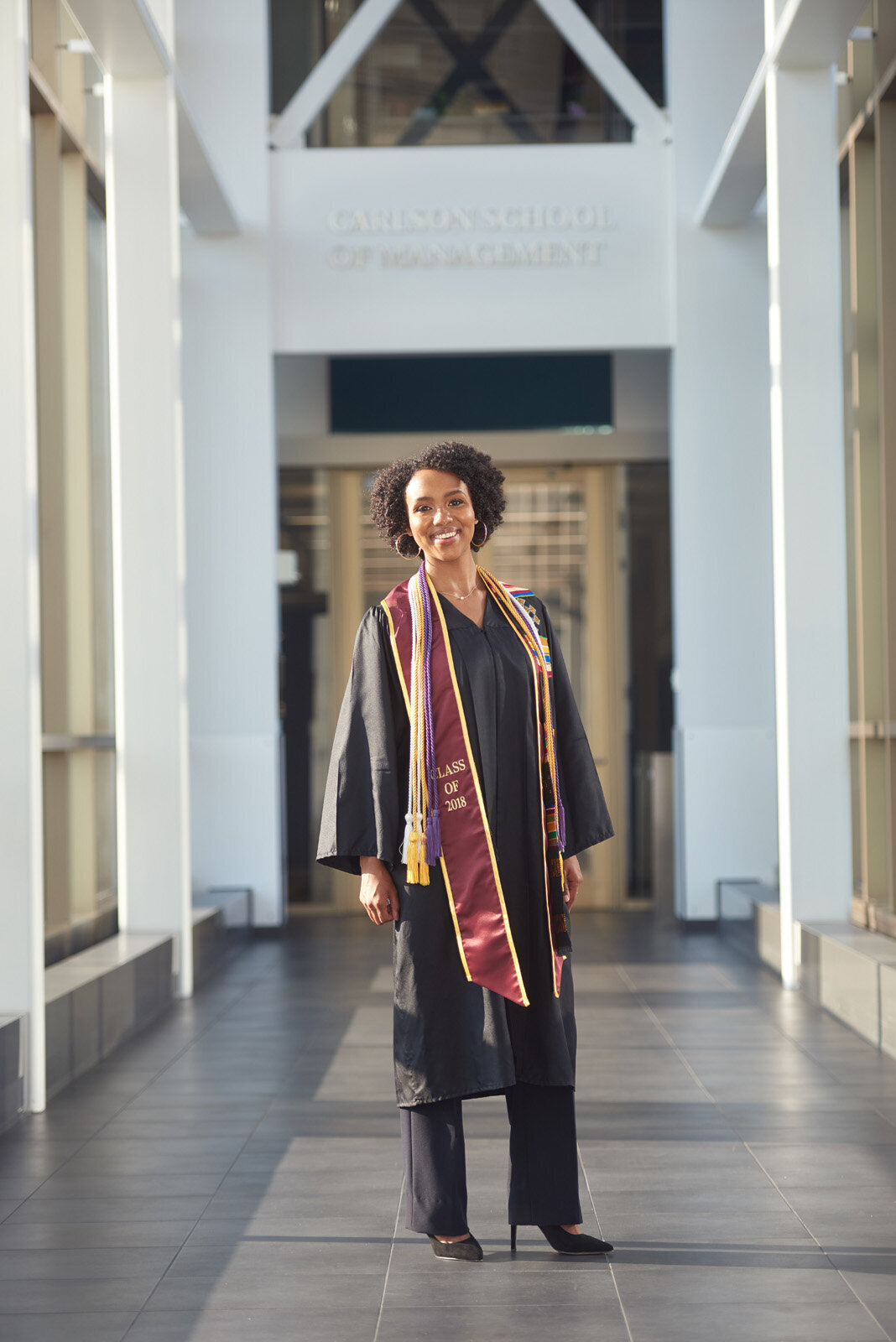Graduation Portrait in Modern Setting-02