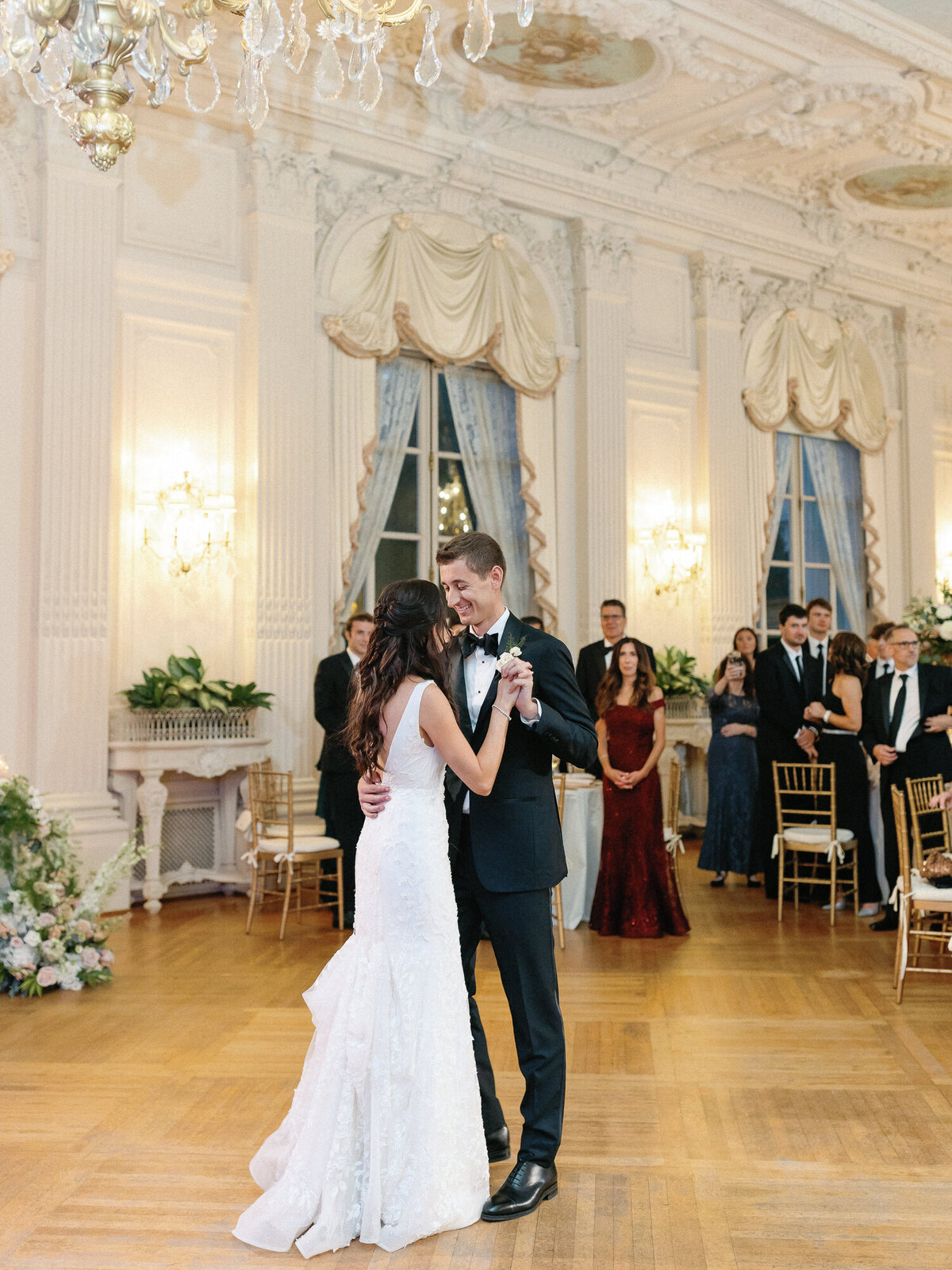 Rosecliff Mansion Newport RI Wedding Photos-Halie Child Photography-192