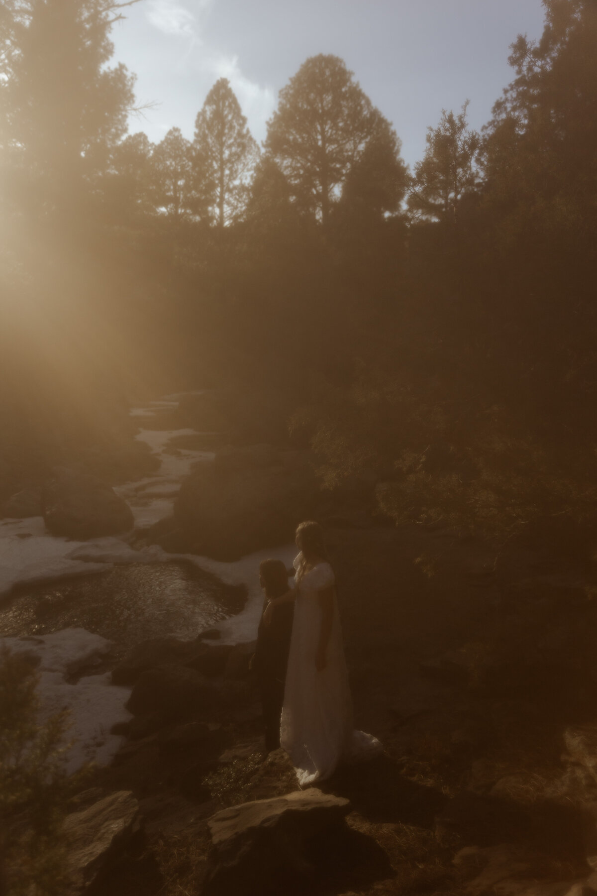 Calming Elopement Couple Posing 