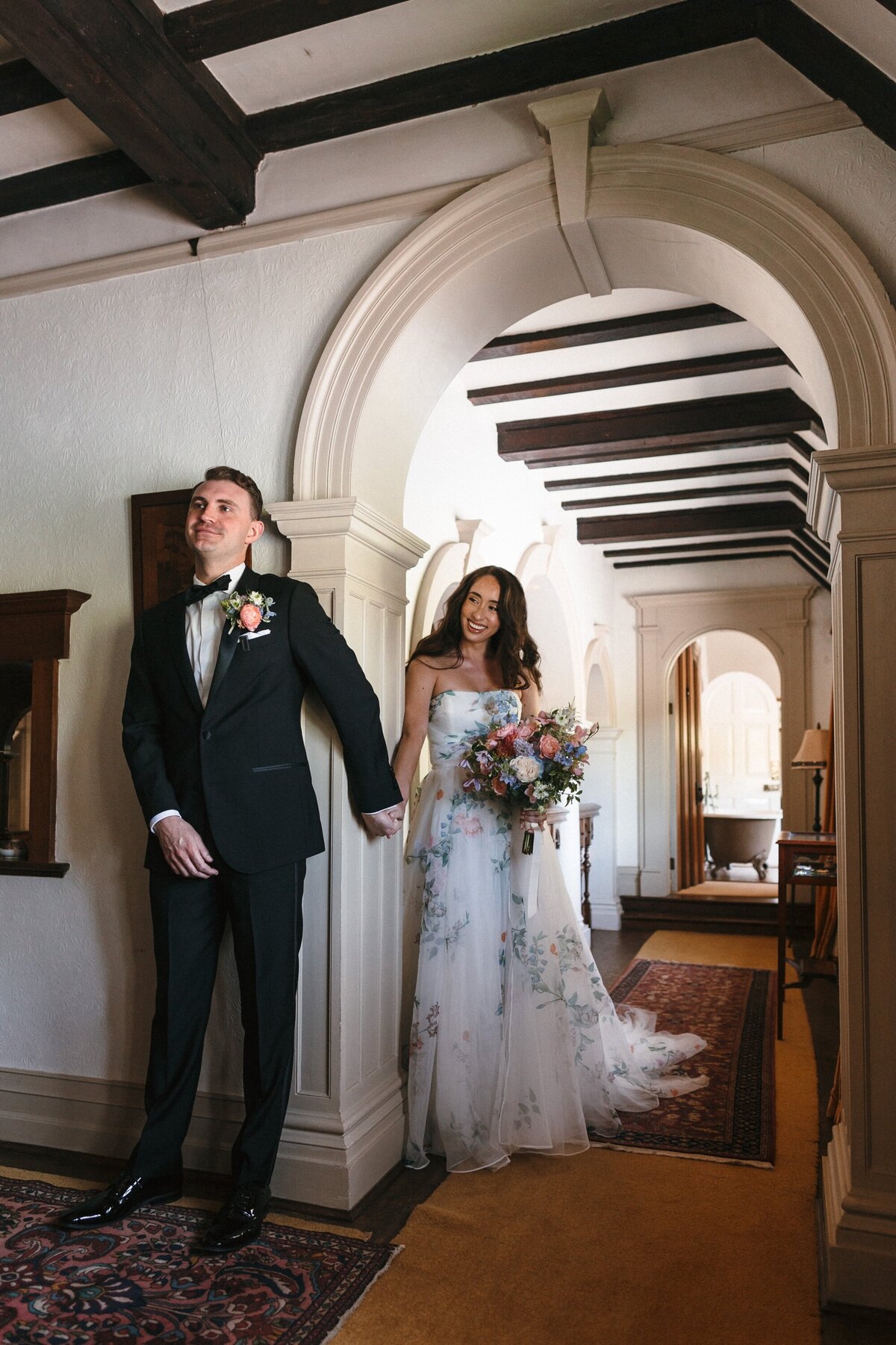 Intimate Destination wedding in Devon, UK_Ariel & Brett_Floral Summer wedding at Coombe Trenchard_022