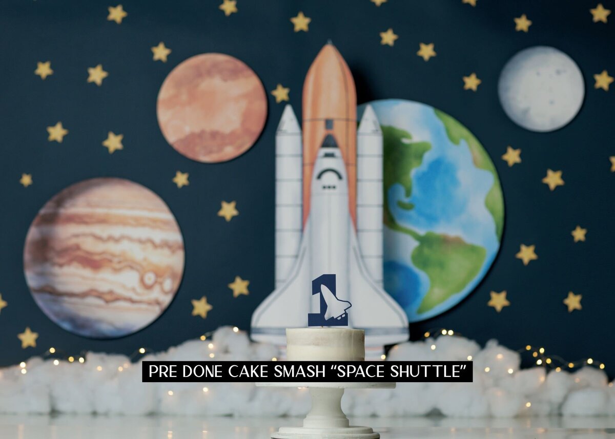 Cake Smash Space Shuttle