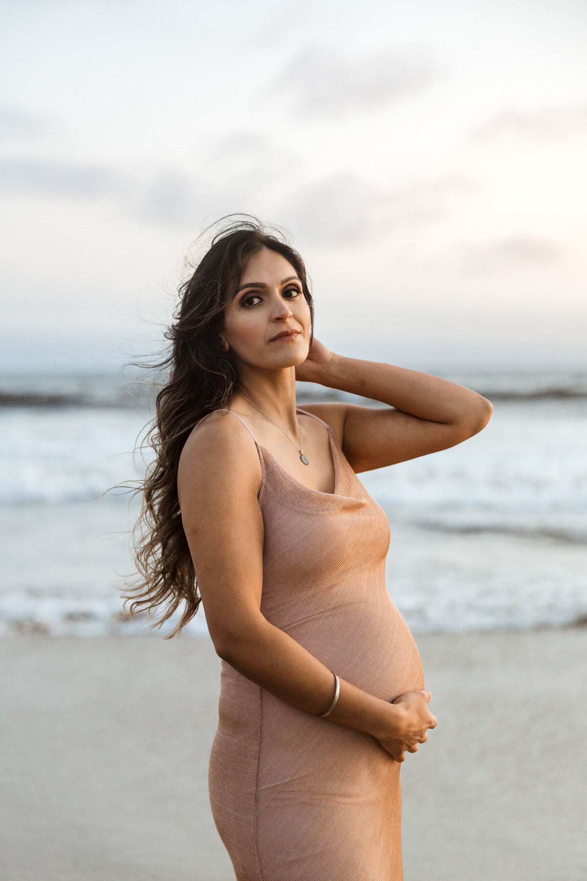 Santa Monica Beach Maternity Photography 91