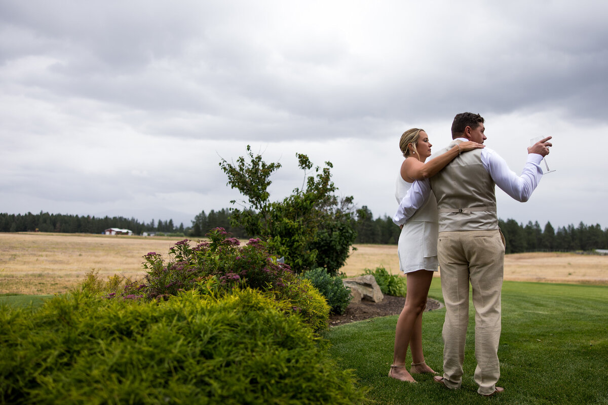 Wedding portrait in Spokane by Jerome Pollos Photography