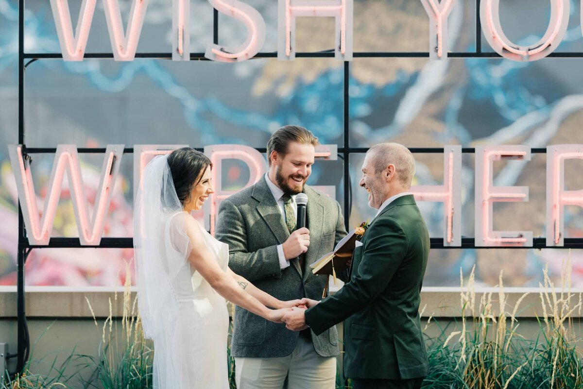 intimate denver elopement at Ramble Hotel