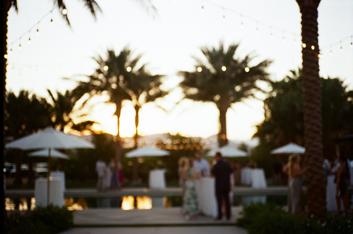 cocktail hour 35mmfilm Cache Estate wedding