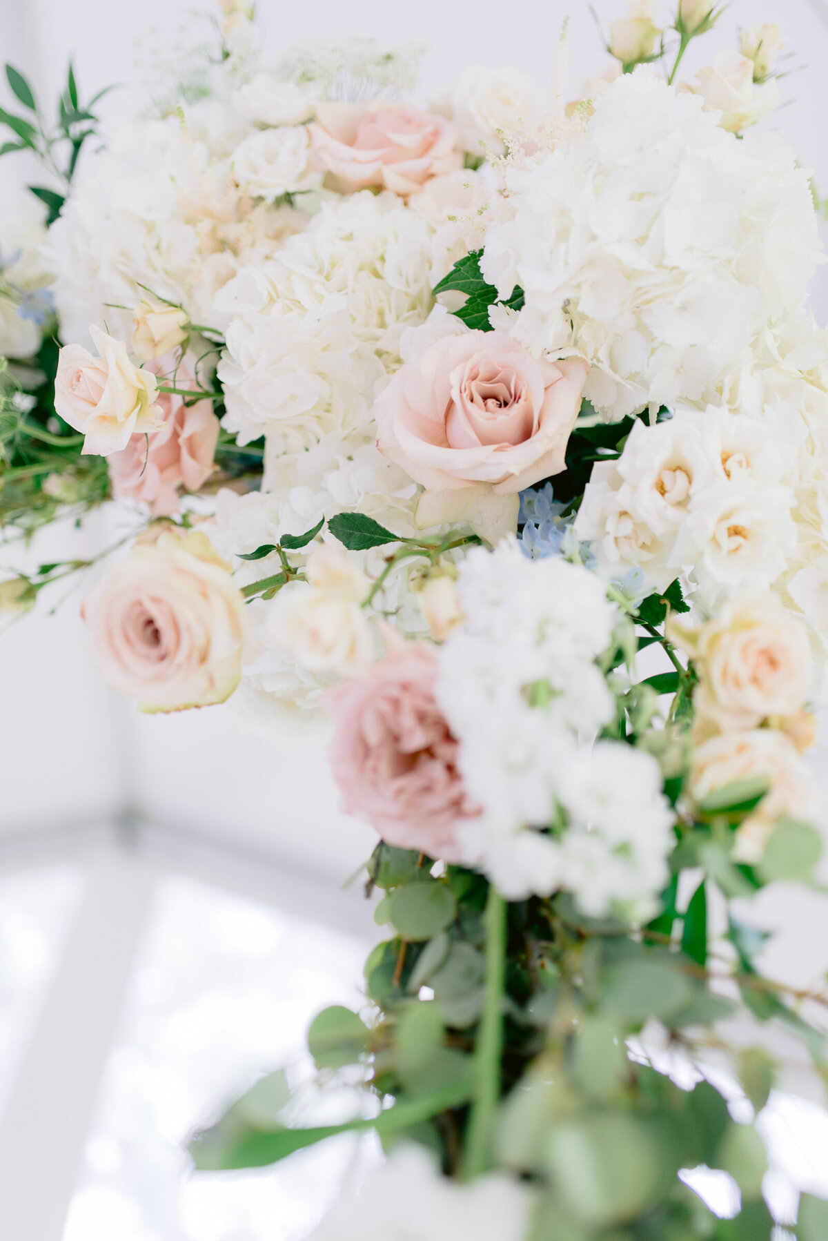 wedding florals closeup