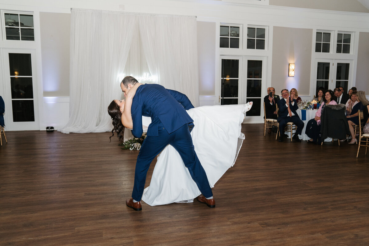 Candid wedding reception moments at Waverly Oaks in Plymouth