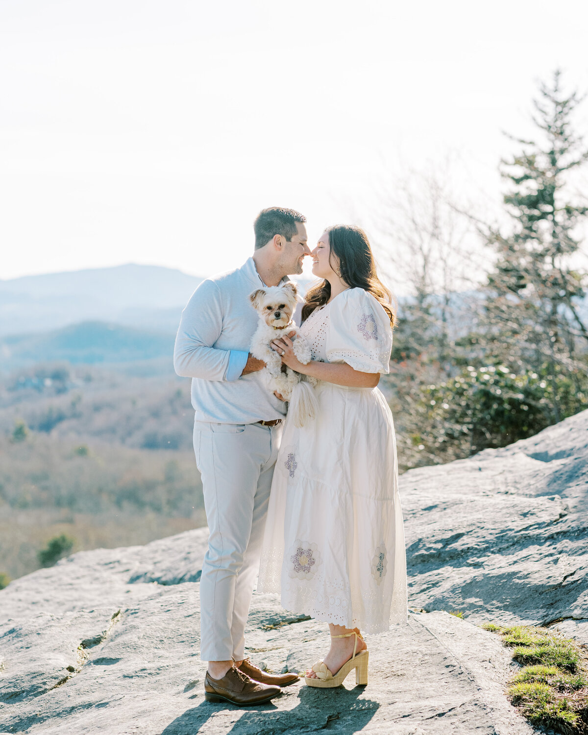 The Fourniers | Grandfather Mountain Engagement-21