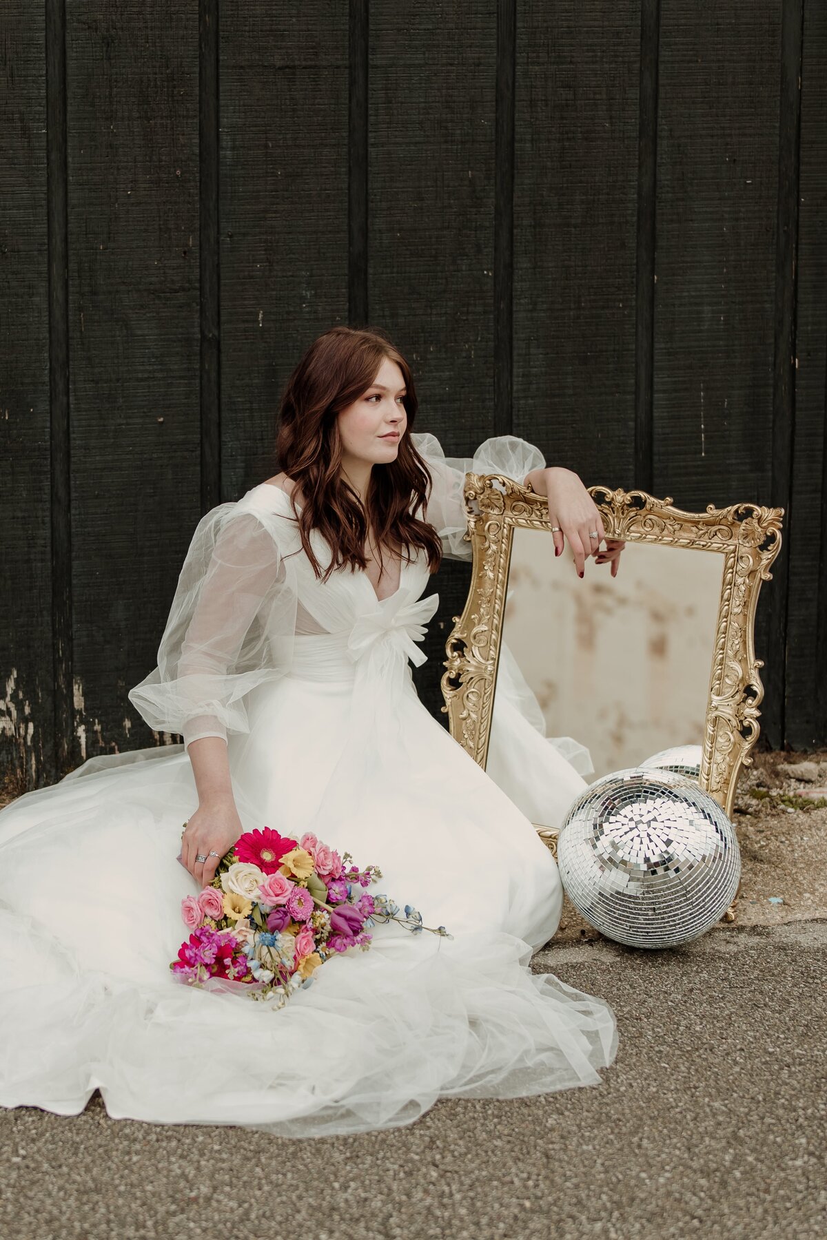 Creative bridal portrait photographer indiana