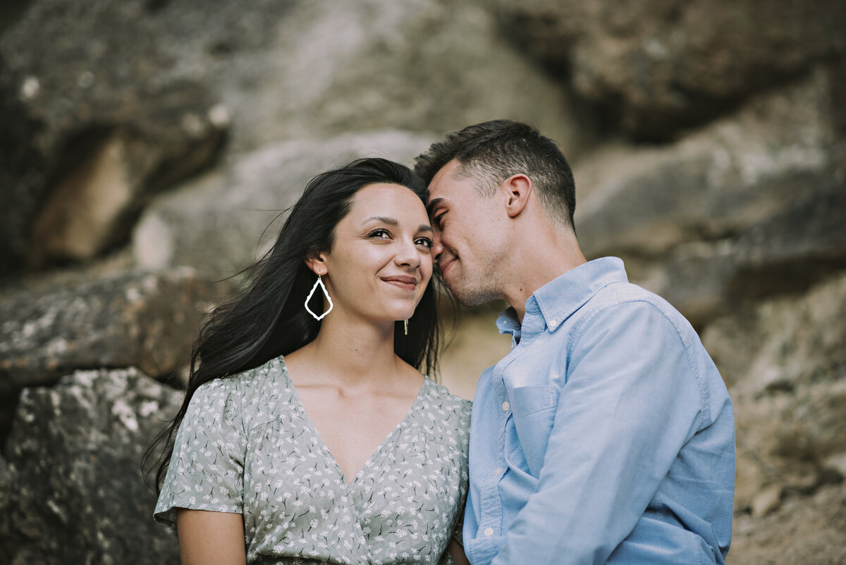 Couple engagement photo in Sulphur Oklahoma