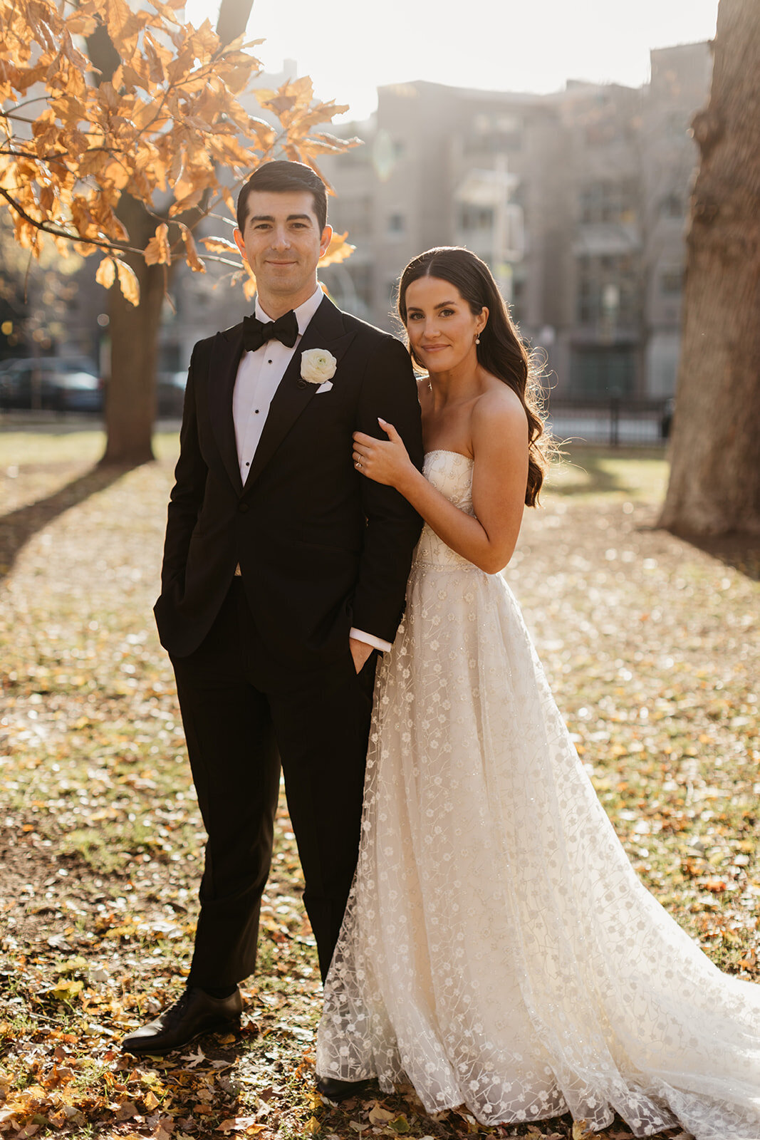 Chicago Fall Wedding Portrait