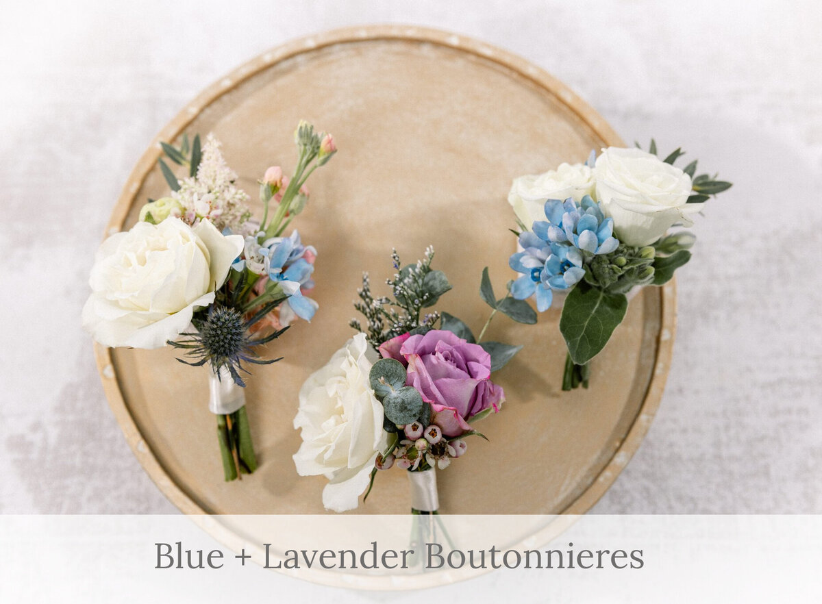 Blue + Lavender Bouts