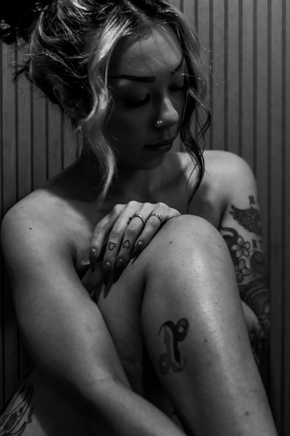 Empowerment photography celebrating the beauty of vulnerability and strength