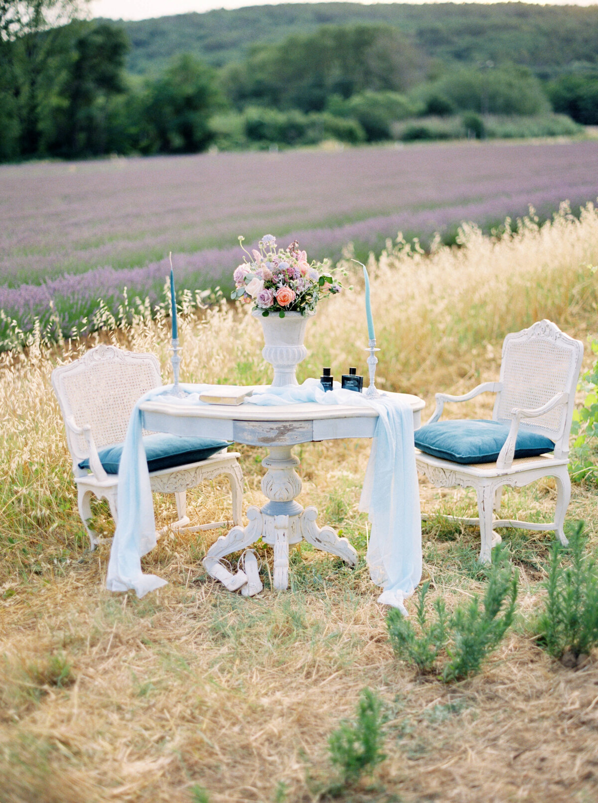Wedding editorial at Barjac Village and Chartreuse de Valbonne in Provence, France - 11