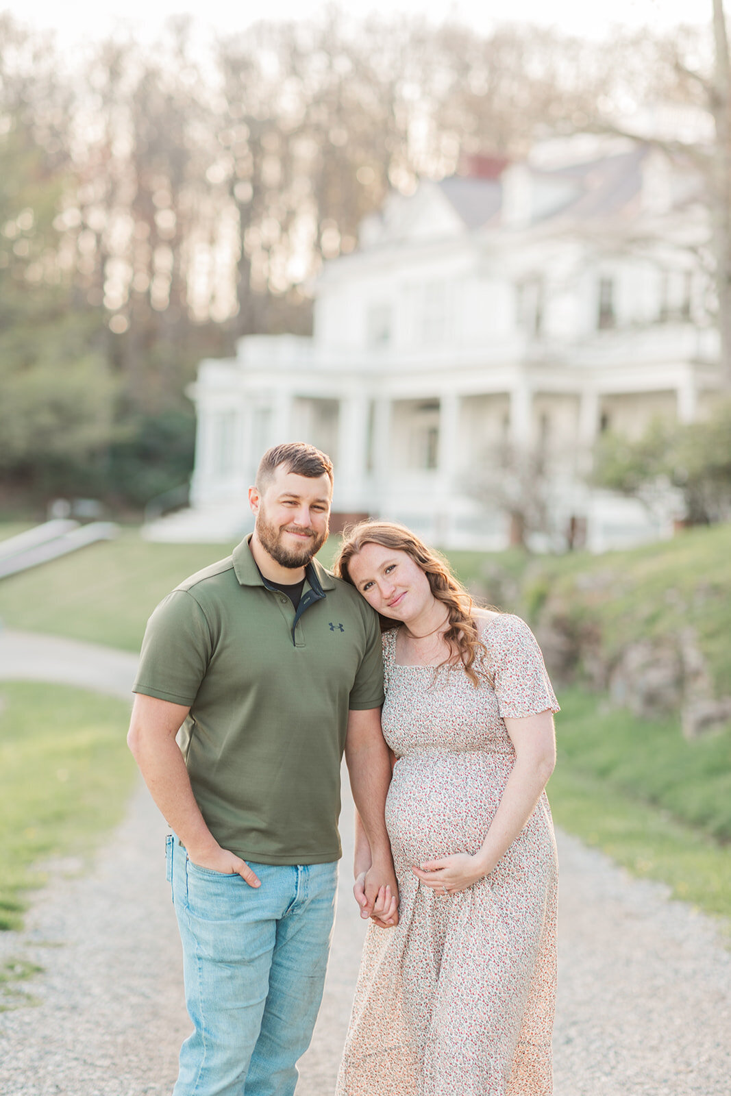 Maternity photography at Moses Cone Manor Boone NC