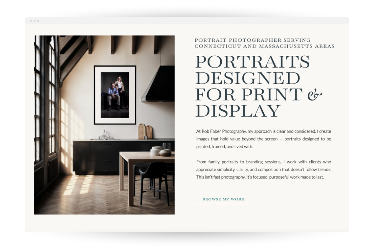Masculine Showit Website Template Mockup Designed By SEO Expert High Tide Strategy | Ralph Lauren, Old Money-Inspired Branding