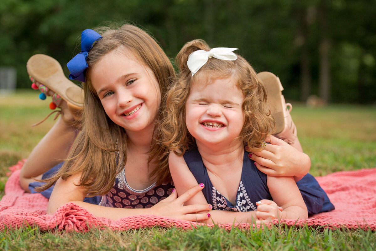 girls smiling