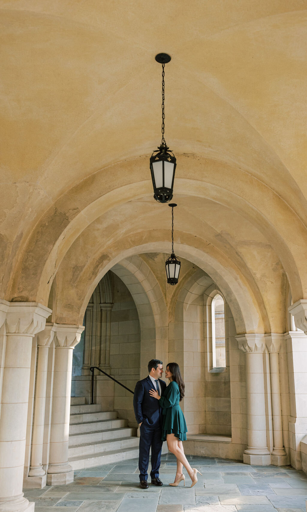 Washington, D.C. National Cathedral Engagement Photos | Adela Antal Photography