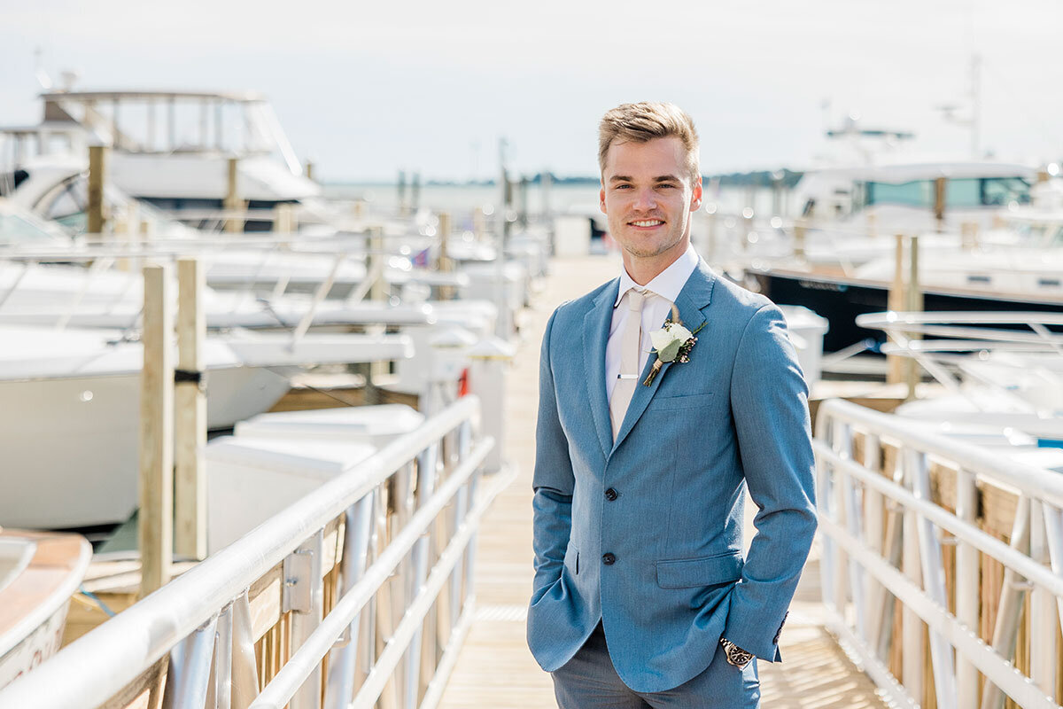 luxury wedding grosse pointe yacht club MI