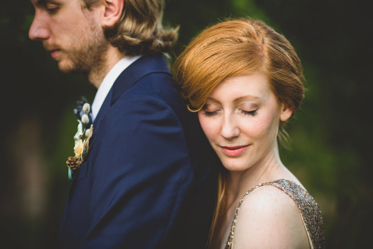 closeup helen ben quirky boho wedding