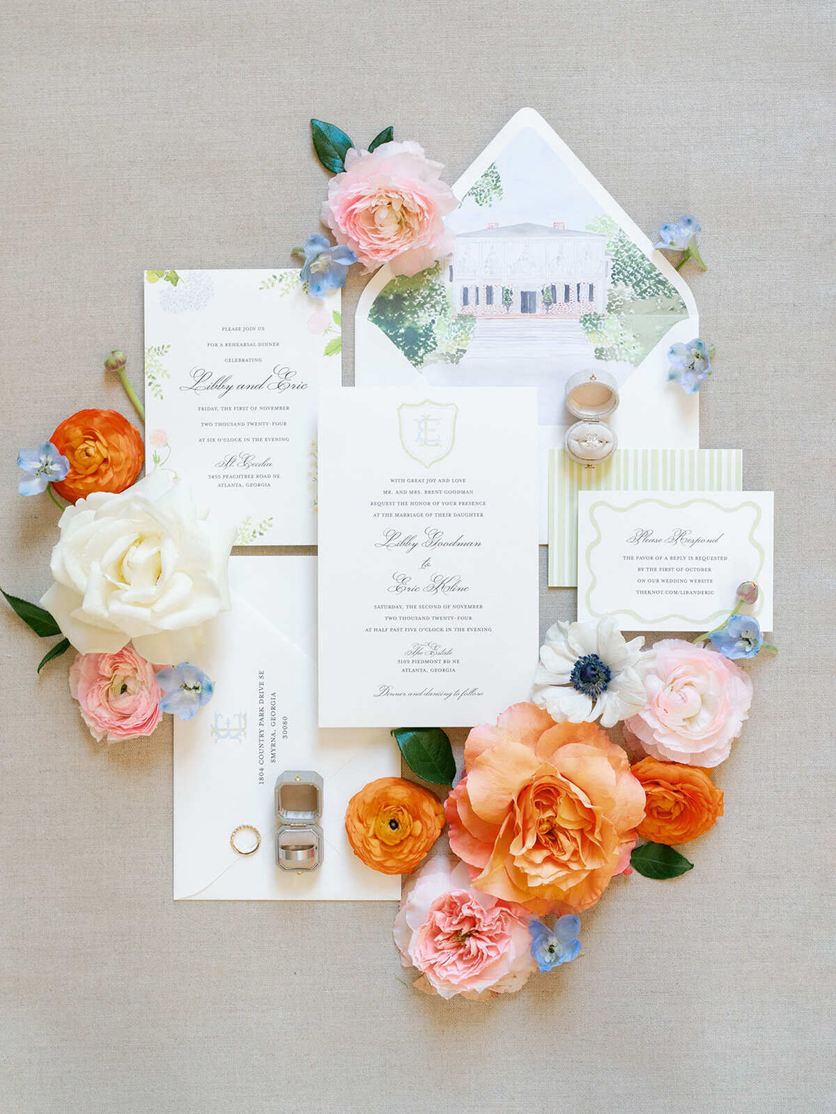 wedding invitation suite